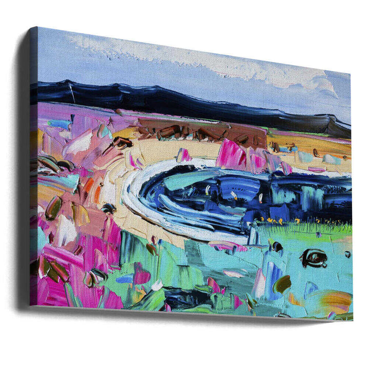 Vibrant Abstract Landscape - Stretched Canvas, Poster or Fine Art Print by Angela Hawkey - I Heart Wall Art - Poster Print, Canvas Print or Framed Art Print