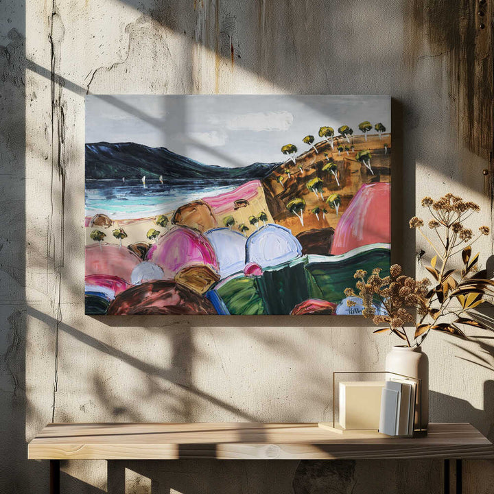 Vibrant Coastal Landscape - Stretched Canvas, Poster or Fine Art Print by Angela Hawkey - I Heart Wall Art - Poster Print, Canvas Print or Framed Art Print