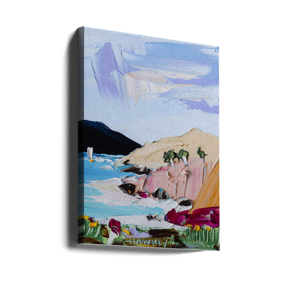 Vibrant Coastal Landscape - Stretched Canvas, Poster or Fine Art Print by Angela Hawkey - I Heart Wall Art - Poster Print, Canvas Print or Framed Art Print