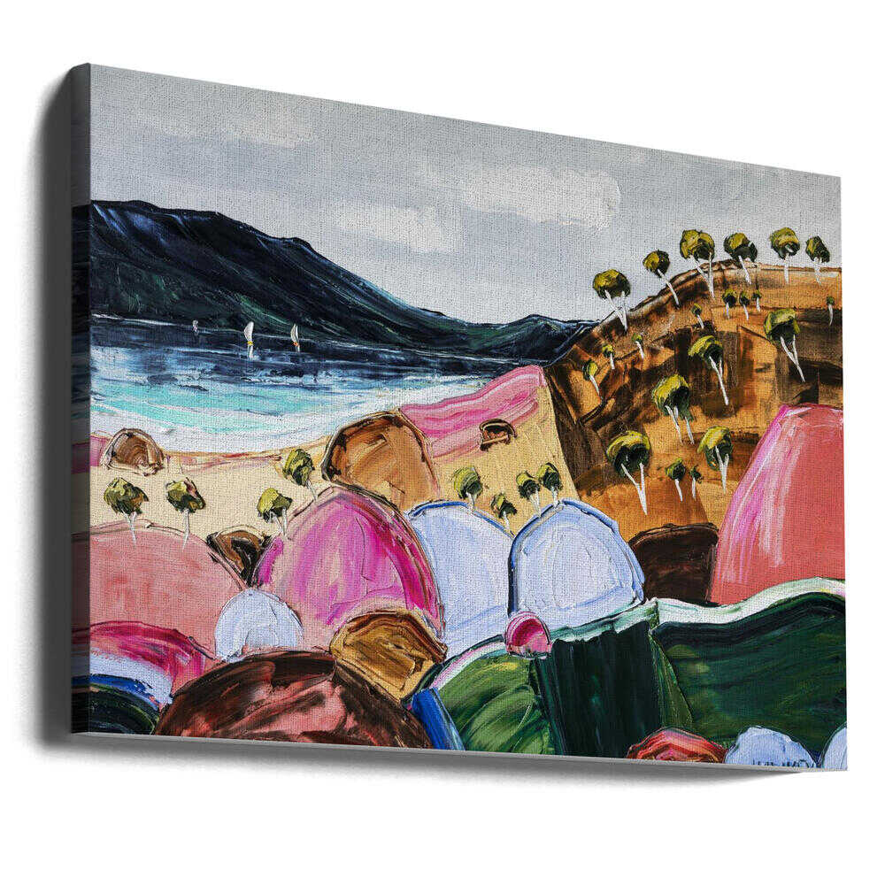 Vibrant Coastal Landscape - Stretched Canvas, Poster or Fine Art Print by Angela Hawkey - I Heart Wall Art - Poster Print, Canvas Print or Framed Art Print