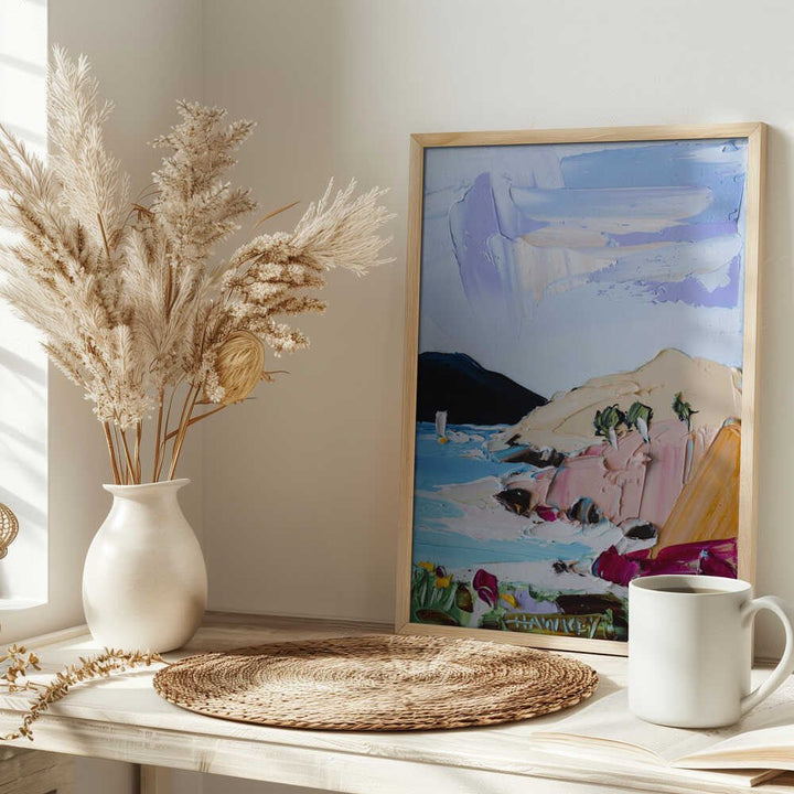 Vibrant Coastal Landscape - Stretched Canvas, Poster or Fine Art Print by Angela Hawkey - I Heart Wall Art - Poster Print, Canvas Print or Framed Art Print