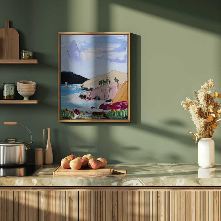 Vibrant Coastal Landscape - Stretched Canvas, Poster or Fine Art Print by Angela Hawkey - I Heart Wall Art - Poster Print, Canvas Print or Framed Art Print