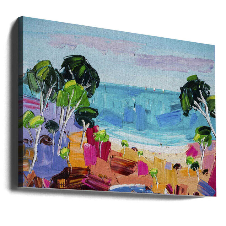 Vibrant Coastal View - Stretched Canvas, Poster or Fine Art Print by Angela Hawkey - I Heart Wall Art - Poster Print, Canvas Print or Framed Art Print