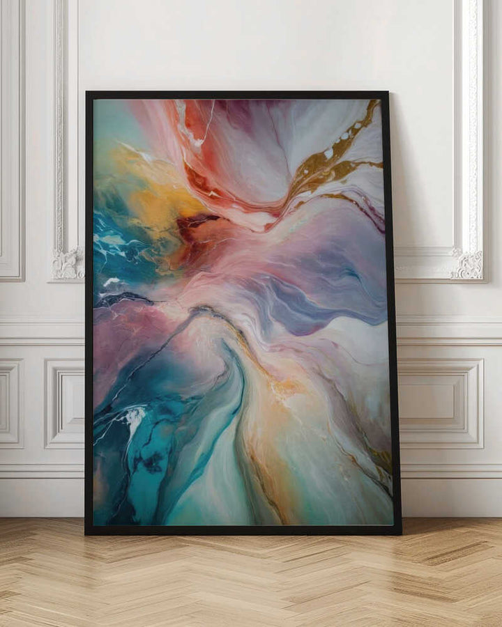Vibrant Ethereal Flow - Stretched Canvas, Poster or Fine Art Print - I Heart Wall Art - Poster Print, Canvas Print or Framed Art Print