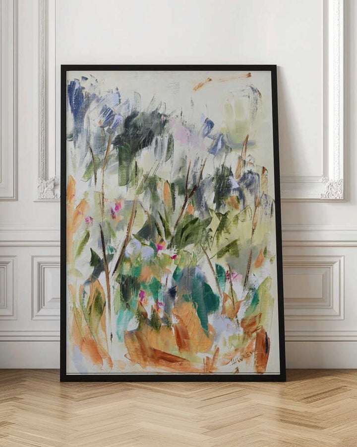 Vibrant Garden Abstract - Stretched Canvas, Poster or Fine Art Print by Angela Hawkey - I Heart Wall Art - Poster Print, Canvas Print or Framed Art Print