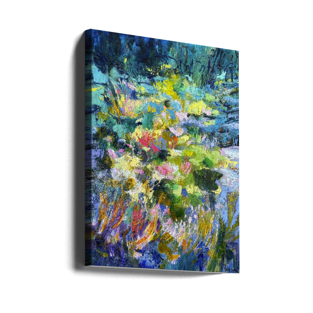 Vibrant Garden Glow - Stretched Canvas, Poster or Fine Art Print I Heart Wall Art