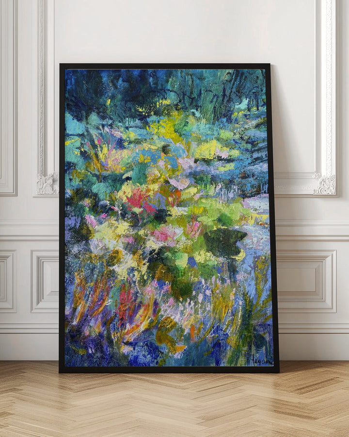 Vibrant Garden Glow - Stretched Canvas, Poster or Fine Art Print I Heart Wall Art