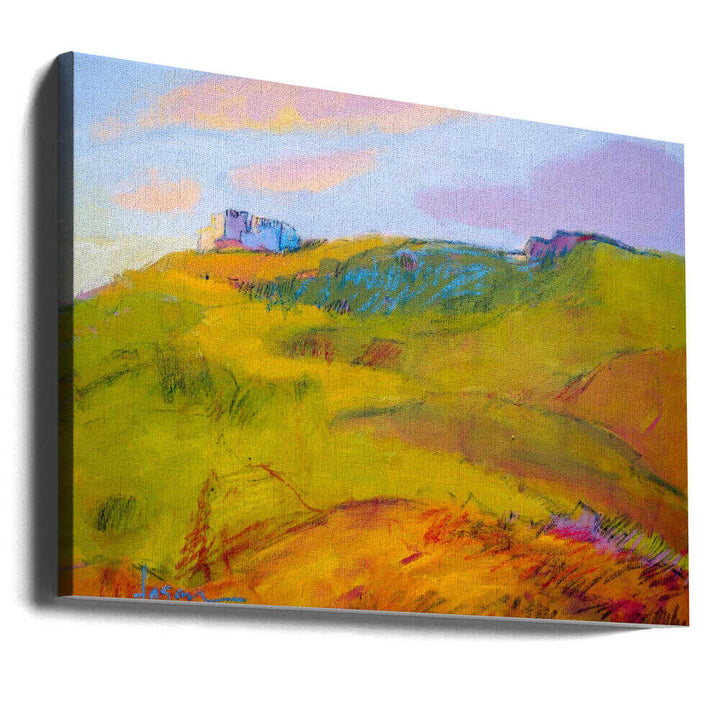 Vibrant Hillside Dream - Stretched Canvas, Poster or Fine Art Print - I Heart Wall Art - Poster Print, Canvas Print or Framed Art Print