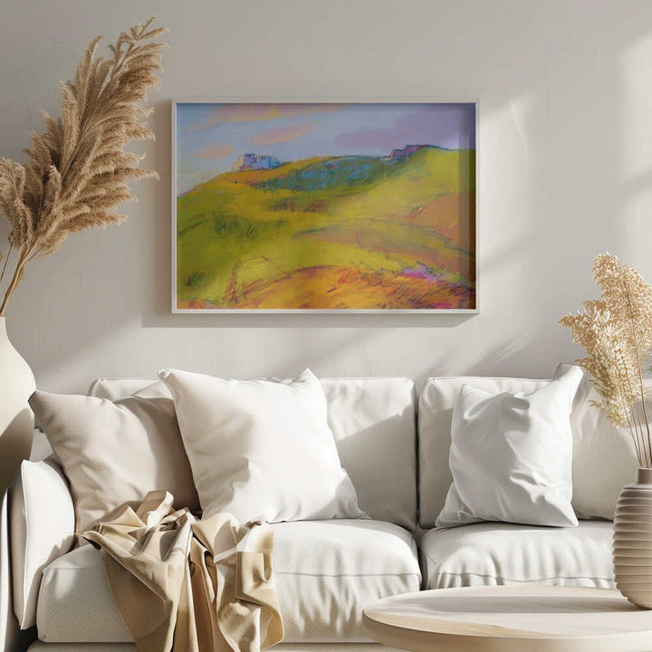 Vibrant Hillside Dream - Stretched Canvas, Poster or Fine Art Print - I Heart Wall Art - Poster Print, Canvas Print or Framed Art Print