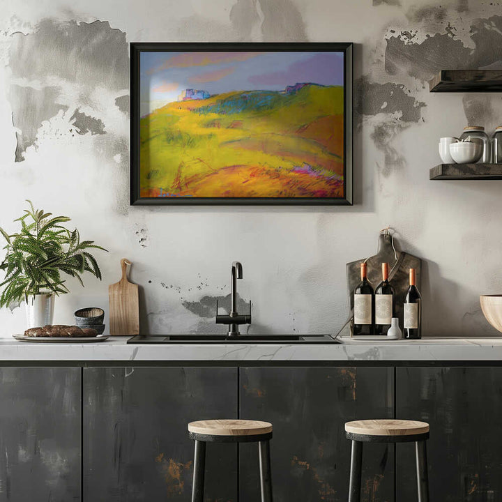Vibrant Hillside Dream - Stretched Canvas, Poster or Fine Art Print - I Heart Wall Art - Poster Print, Canvas Print or Framed Art Print