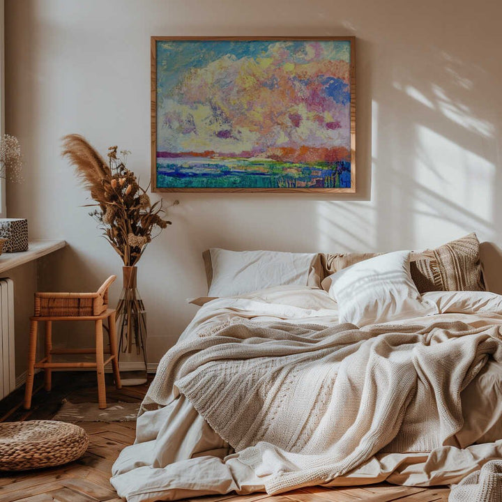 Vibrant Horizon - Stretched Canvas, Poster or Fine Art Print - I Heart Wall Art - Poster Print, Canvas Print or Framed Art Print
