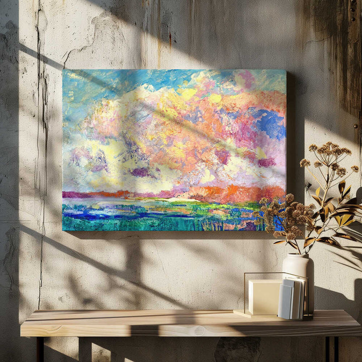 Vibrant Horizon - Stretched Canvas, Poster or Fine Art Print - I Heart Wall Art - Poster Print, Canvas Print or Framed Art Print