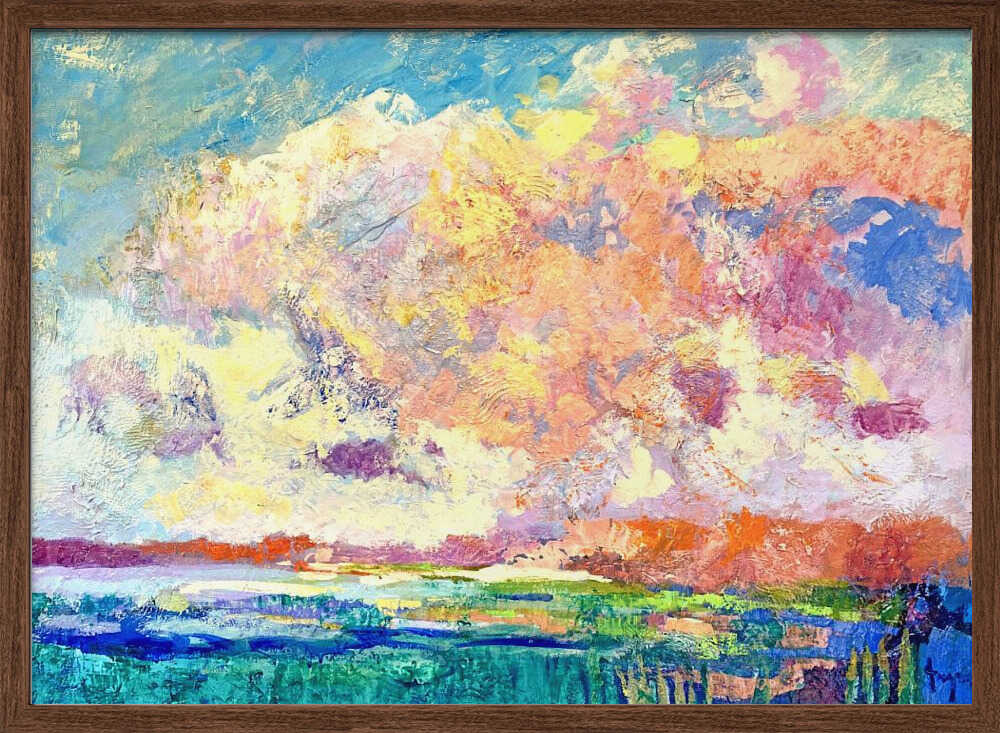 Vibrant Horizon - Stretched Canvas, Poster or Fine Art Print - I Heart Wall Art - Poster Print, Canvas Print or Framed Art Print