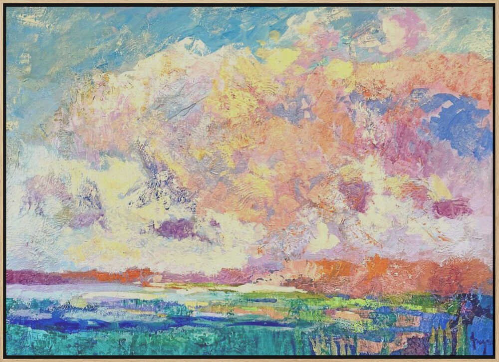 Vibrant Horizon - Stretched Canvas, Poster or Fine Art Print - I Heart Wall Art - Poster Print, Canvas Print or Framed Art Print