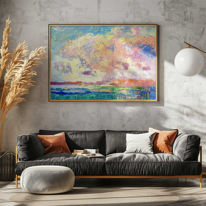 Vibrant Horizon - Stretched Canvas, Poster or Fine Art Print - I Heart Wall Art - Poster Print, Canvas Print or Framed Art Print