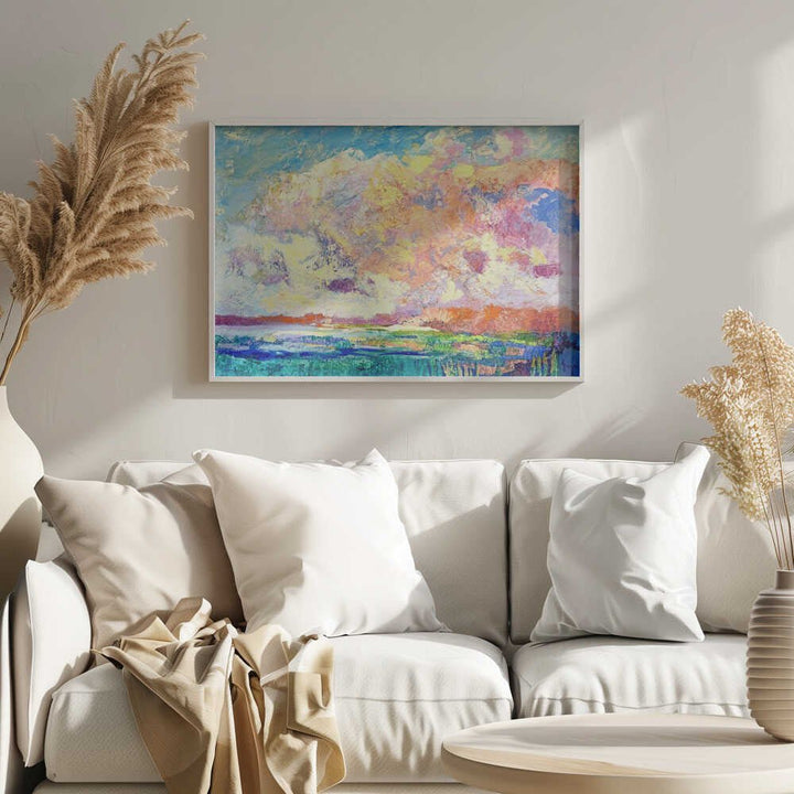 Vibrant Horizon - Stretched Canvas, Poster or Fine Art Print - I Heart Wall Art - Poster Print, Canvas Print or Framed Art Print