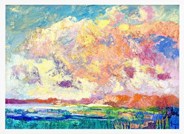 Vibrant Horizon - Stretched Canvas, Poster or Fine Art Print - I Heart Wall Art - Poster Print, Canvas Print or Framed Art Print