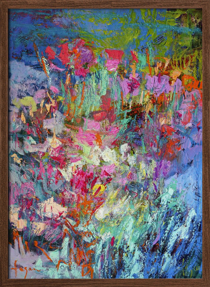 Vibrant Impressions - Stretched Canvas, Poster or Fine Art Print I Heart Wall Art