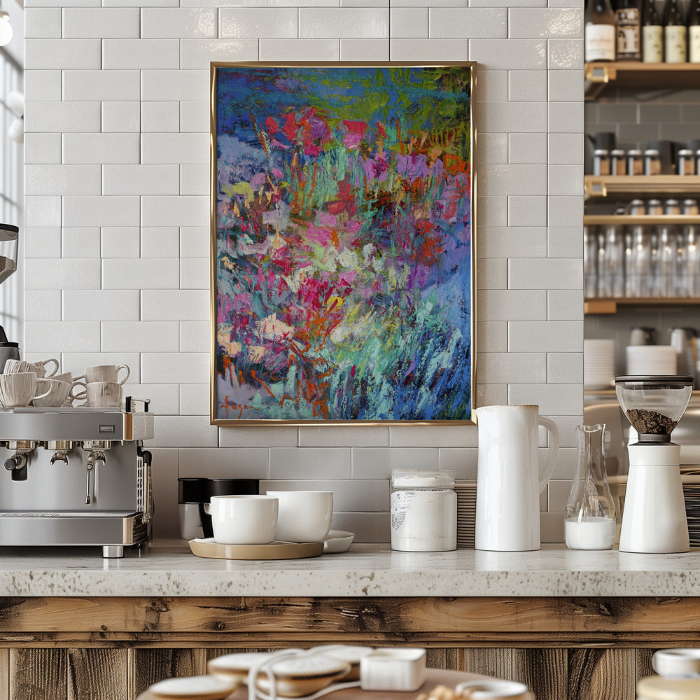 Vibrant Impressions - Stretched Canvas, Poster or Fine Art Print I Heart Wall Art