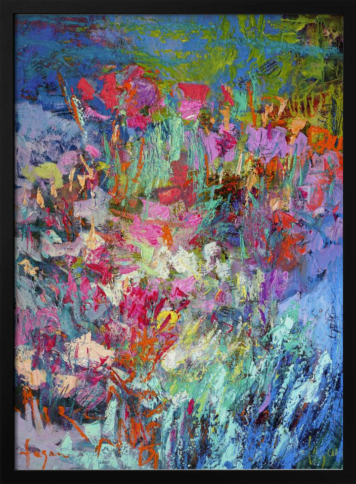 Vibrant Impressions - Stretched Canvas, Poster or Fine Art Print I Heart Wall Art