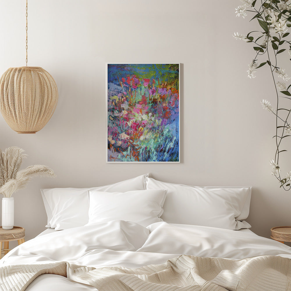 Vibrant Impressions - Stretched Canvas, Poster or Fine Art Print I Heart Wall Art