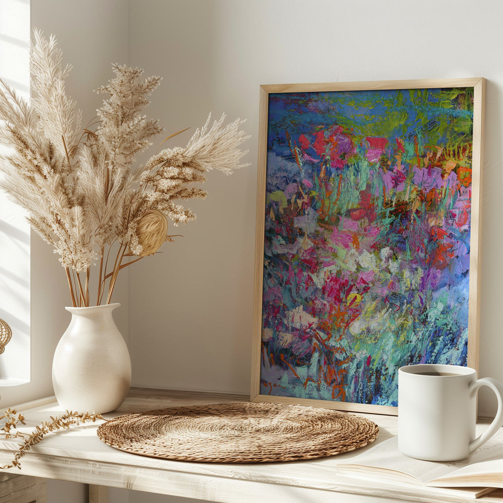 Vibrant Impressions - Stretched Canvas, Poster or Fine Art Print I Heart Wall Art