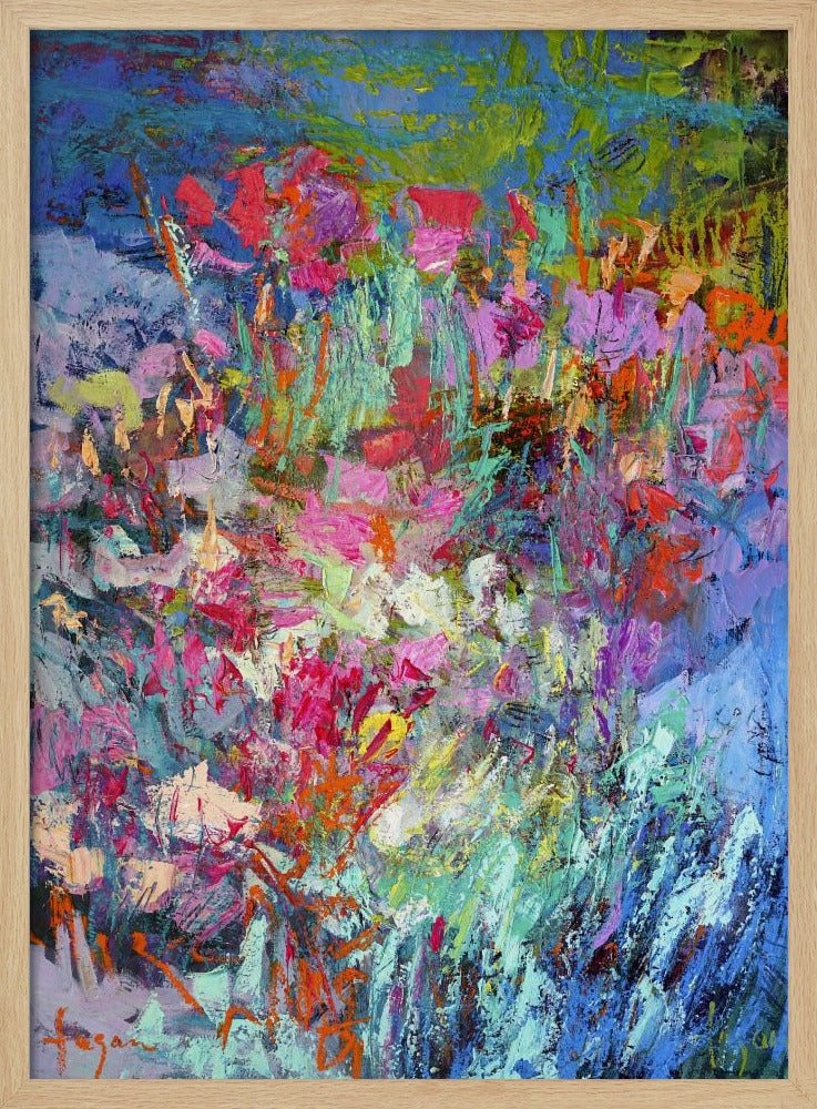 Vibrant Impressions - Stretched Canvas, Poster or Fine Art Print I Heart Wall Art