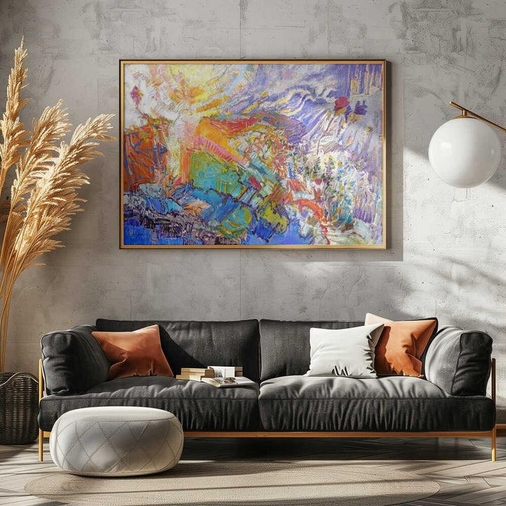 Vibrant Kaleidoscope - Stretched Canvas, Poster or Fine Art Print - I Heart Wall Art - Poster Print, Canvas Print or Framed Art Print