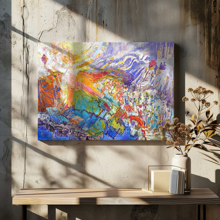 Vibrant Kaleidoscope - Stretched Canvas, Poster or Fine Art Print - I Heart Wall Art - Poster Print, Canvas Print or Framed Art Print
