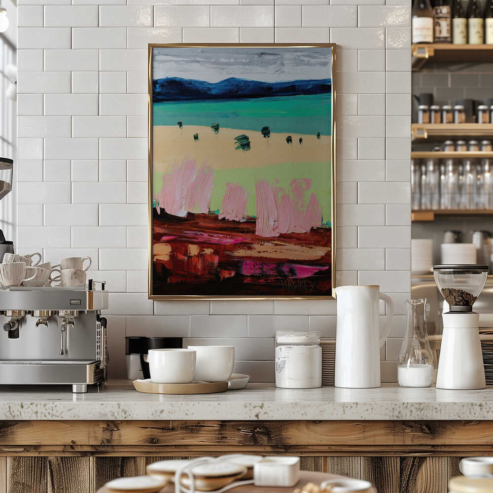 Vibrant Textured Landscape - Stretched Canvas, Poster or Fine Art Print by Angela Hawkey - I Heart Wall Art - Poster Print, Canvas Print or Framed Art Print