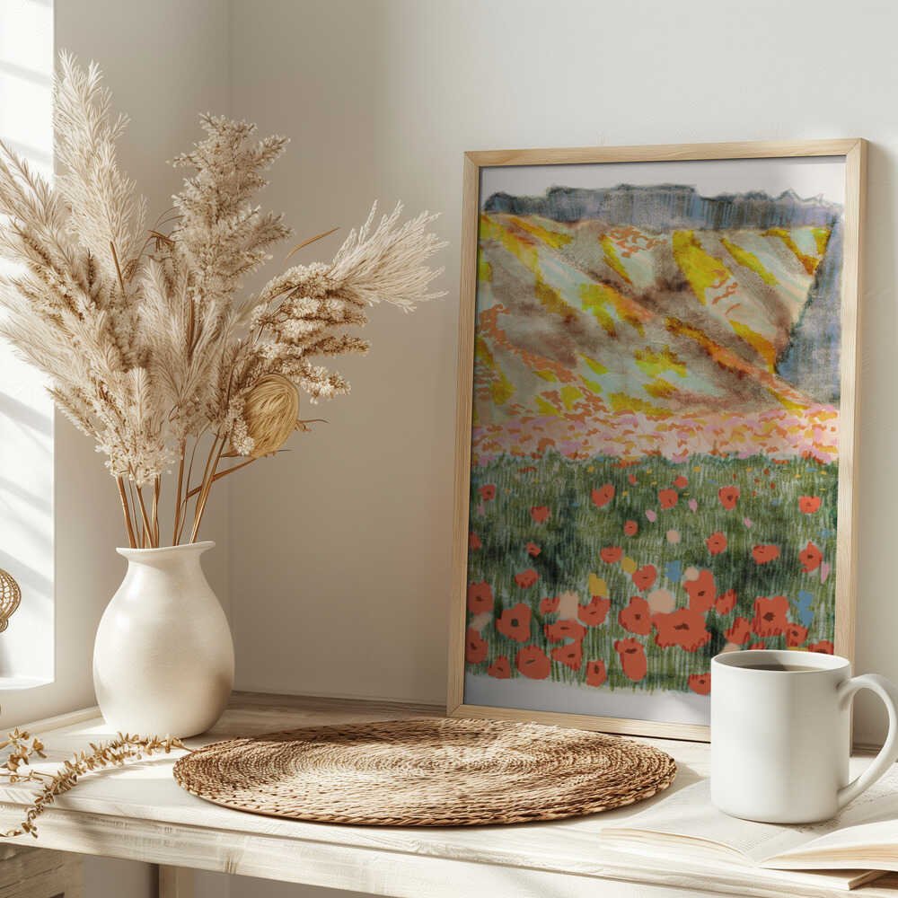 Vibrant Landscape - Stretched Canvas, Poster or Fine Art Print - I Heart Wall Art - Poster Print, Canvas Print or Framed Art Print