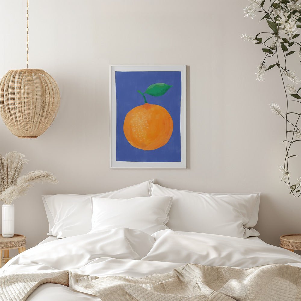 Vibrant Orange Fruit - Stretched Canvas, Poster or Fine Art Print - I Heart Wall Art - Poster Print, Canvas Print or Framed Art Print