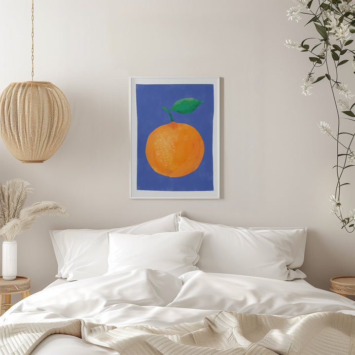 Vibrant Orange Fruit - Stretched Canvas, Poster or Fine Art Print - I Heart Wall Art - Poster Print, Canvas Print or Framed Art Print