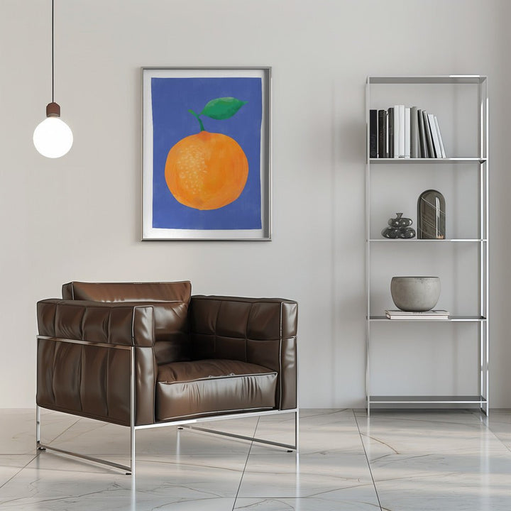 Vibrant Orange Fruit - Stretched Canvas, Poster or Fine Art Print - I Heart Wall Art - Poster Print, Canvas Print or Framed Art Print