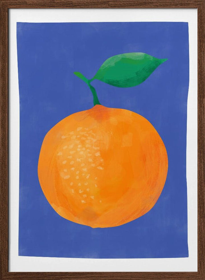 Vibrant Orange Fruit - Stretched Canvas, Poster or Fine Art Print - I Heart Wall Art - Poster Print, Canvas Print or Framed Art Print