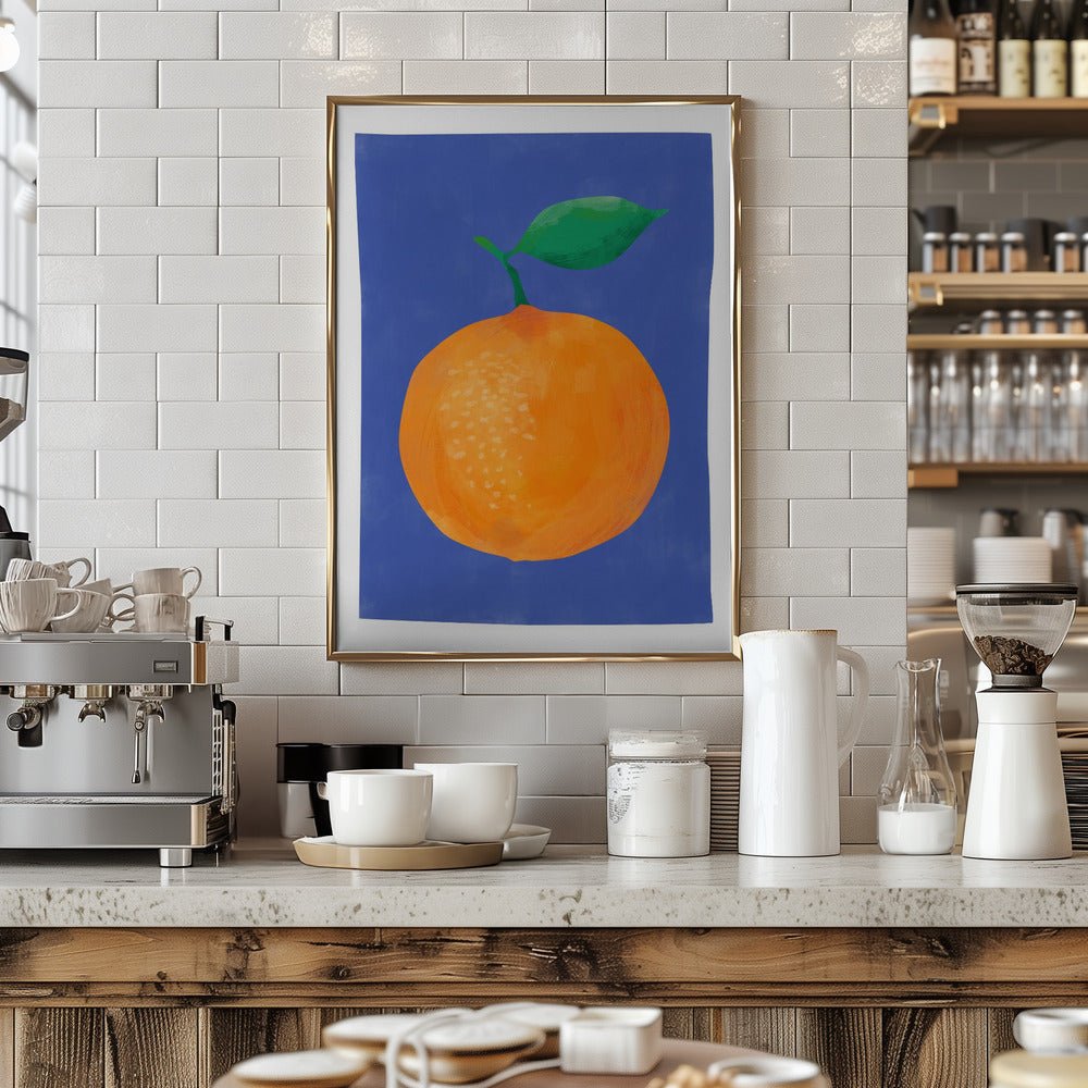 Vibrant Orange Fruit - Stretched Canvas, Poster or Fine Art Print - I Heart Wall Art - Poster Print, Canvas Print or Framed Art Print