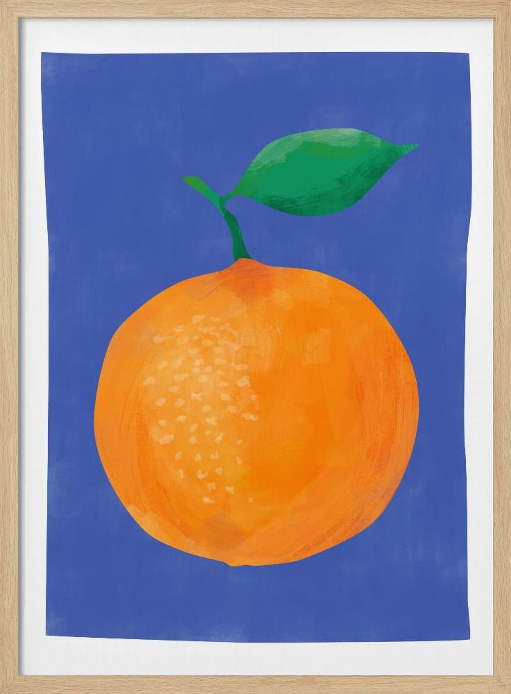 Vibrant Orange Fruit - Stretched Canvas, Poster or Fine Art Print - I Heart Wall Art - Poster Print, Canvas Print or Framed Art Print