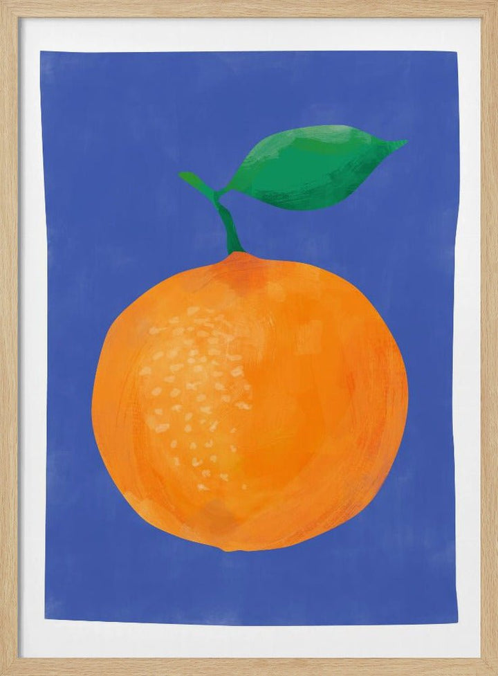 Vibrant Orange Fruit - Stretched Canvas, Poster or Fine Art Print - I Heart Wall Art - Poster Print, Canvas Print or Framed Art Print