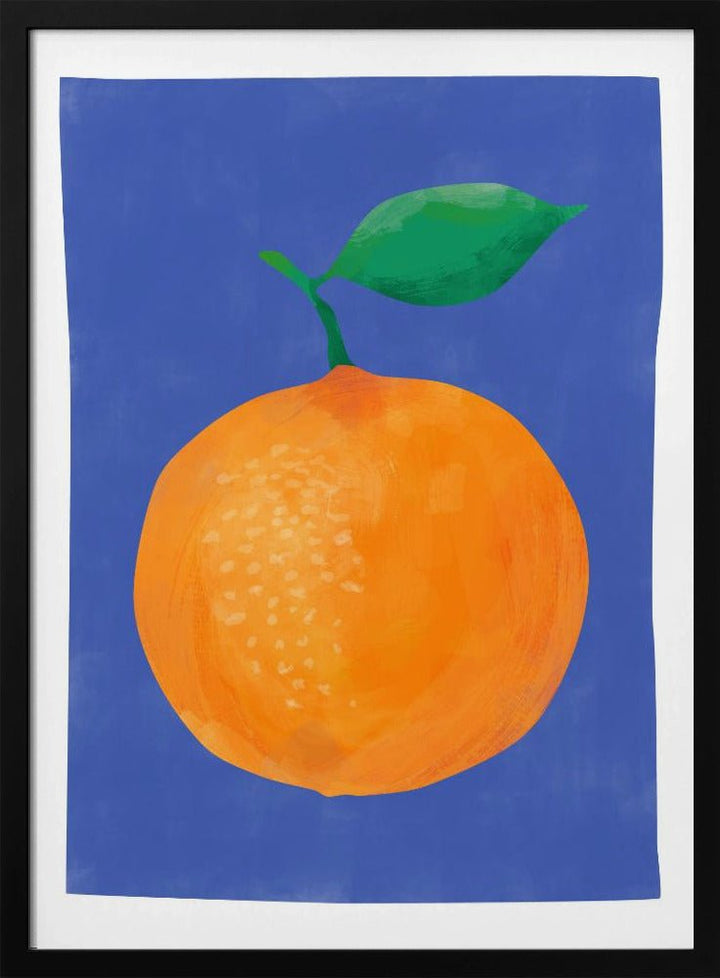 Vibrant Orange Fruit - Stretched Canvas, Poster or Fine Art Print - I Heart Wall Art - Poster Print, Canvas Print or Framed Art Print