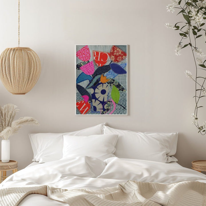 Vibrant Petals - Stretched Canvas, Poster or Fine Art Print - I Heart Wall Art - Poster Print, Canvas Print or Framed Art Print