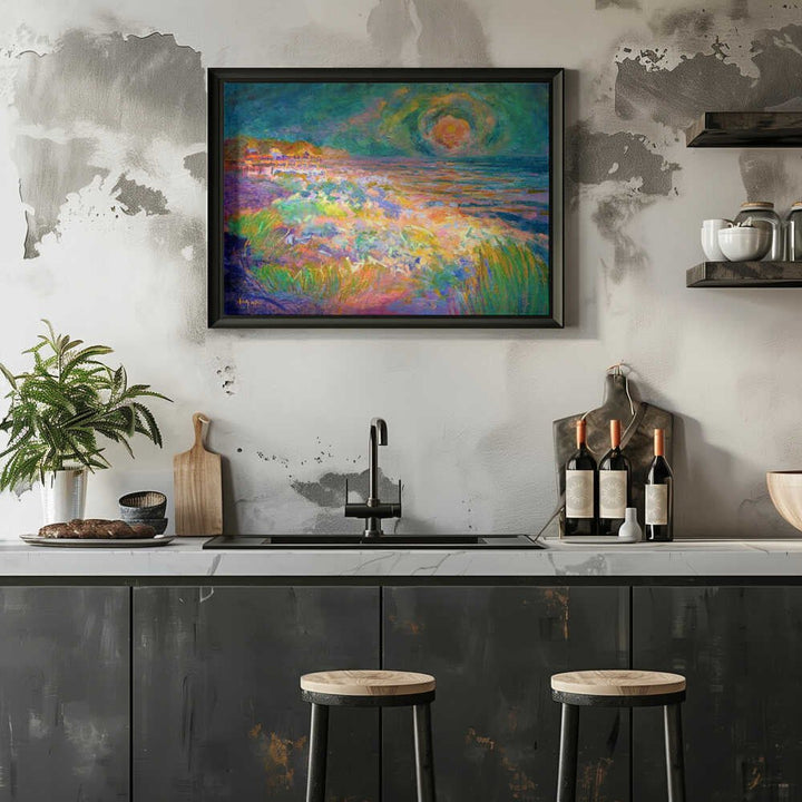 Vibrant Shoreline - Stretched Canvas, Poster or Fine Art Print - I Heart Wall Art - Poster Print, Canvas Print or Framed Art Print