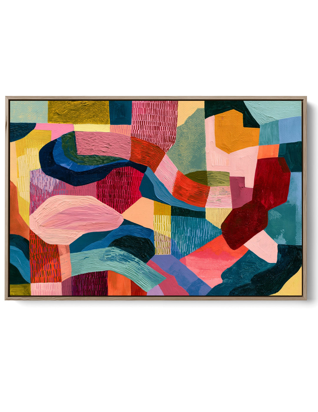 xxxx by IHeartStudio - Colourful Geometric Canvas Print
