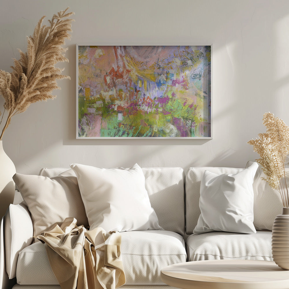 Vibrant Whirlwind - Stretched Canvas, Poster or Fine Art Print I Heart Wall Art