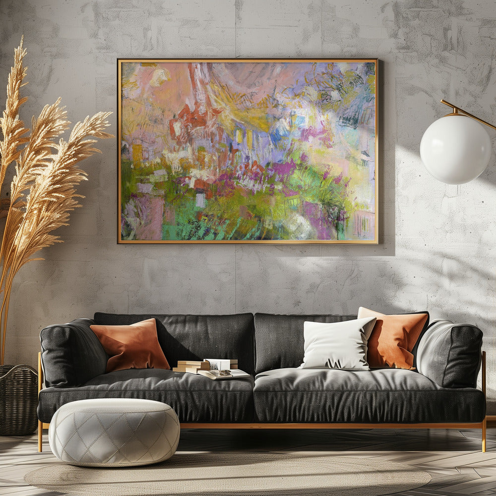 Vibrant Whirlwind - Stretched Canvas, Poster or Fine Art Print I Heart Wall Art