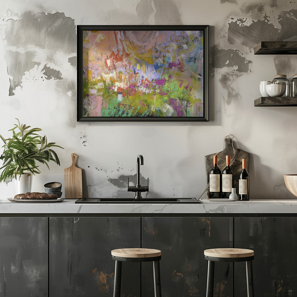 Vibrant Whirlwind - Stretched Canvas, Poster or Fine Art Print I Heart Wall Art