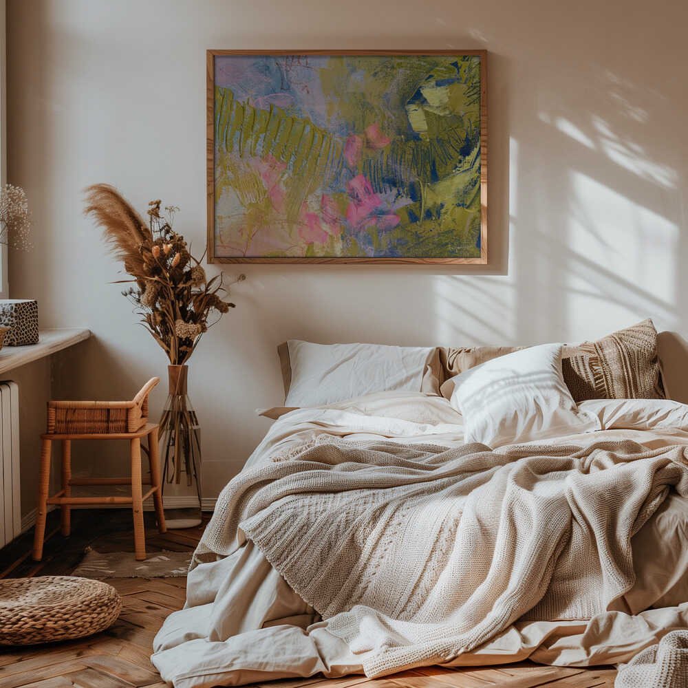 Vibrant Whispers - Stretched Canvas, Poster or Fine Art Print - I Heart Wall Art - Poster Print, Canvas Print or Framed Art Print