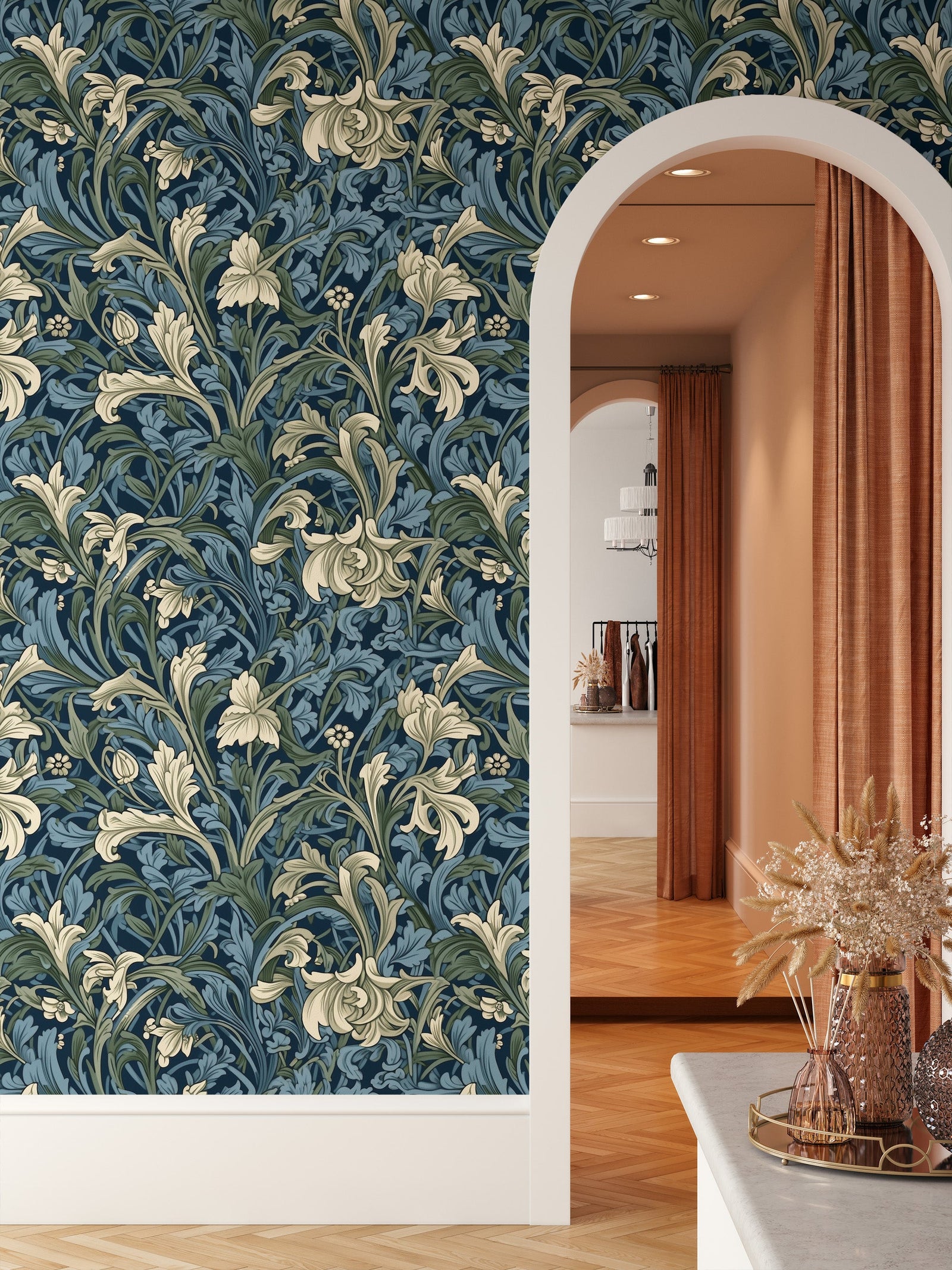 Victorian Days - Traditional Style Removable Wallpaper