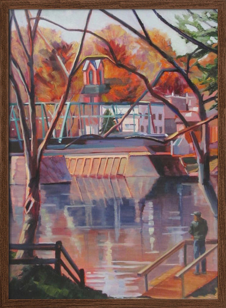 View From Lambertville - Stretched Canvas, Poster or Fine Art Print I Heart Wall Art