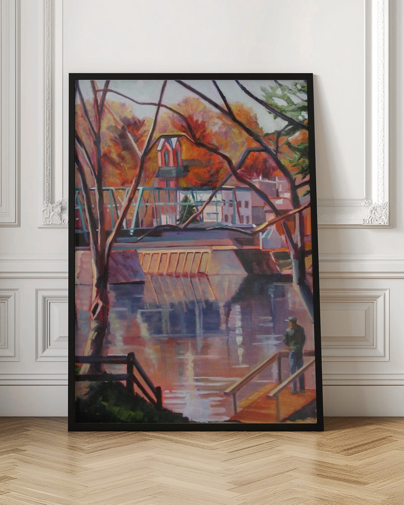View From Lambertville - Stretched Canvas, Poster or Fine Art Print I Heart Wall Art