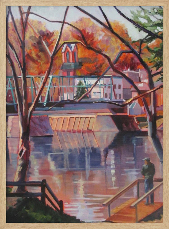 View From Lambertville - Stretched Canvas, Poster or Fine Art Print I Heart Wall Art